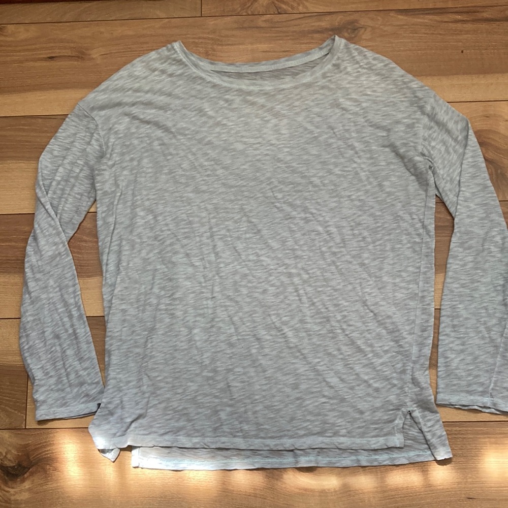 Athleta Daily Crew Burnout Long Sleeve Tee. Size S
